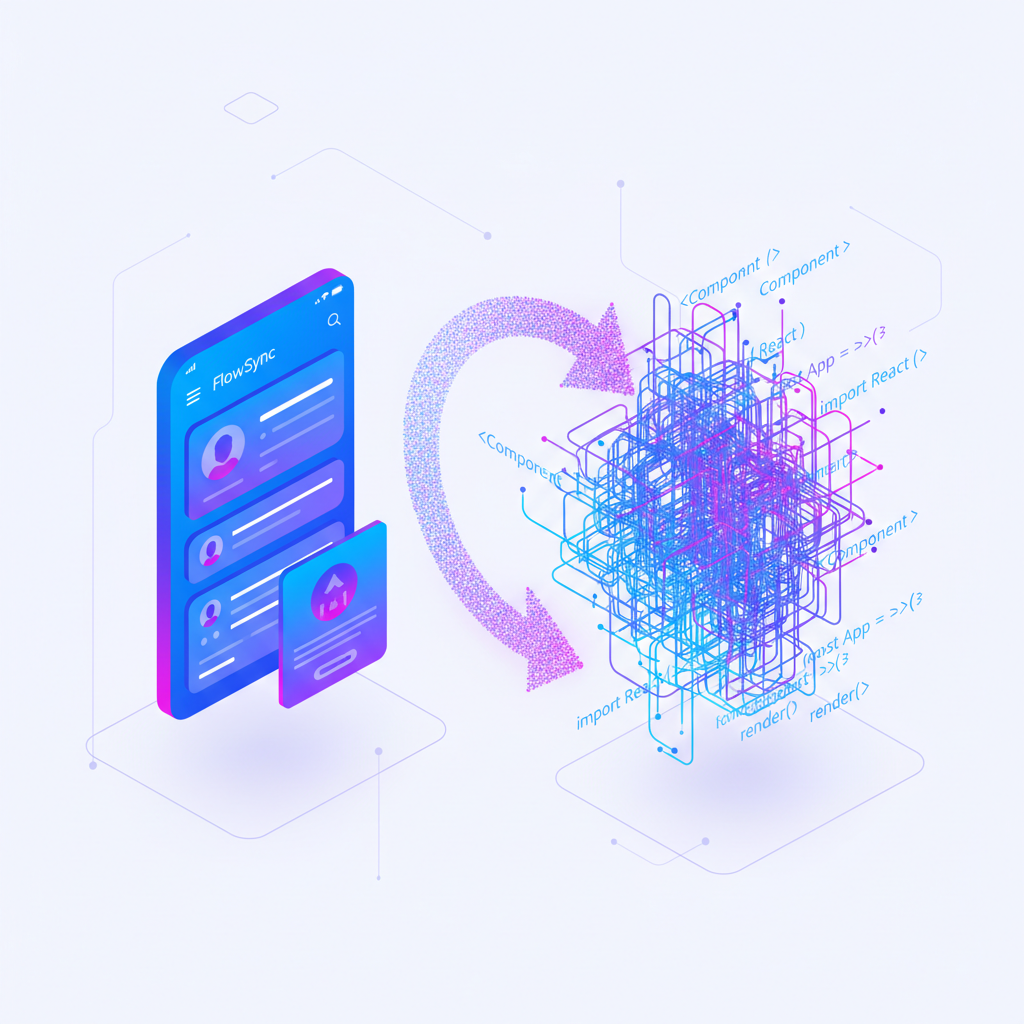 Hình minh họa cho phần workflow design-to-code: từ ui đến react component