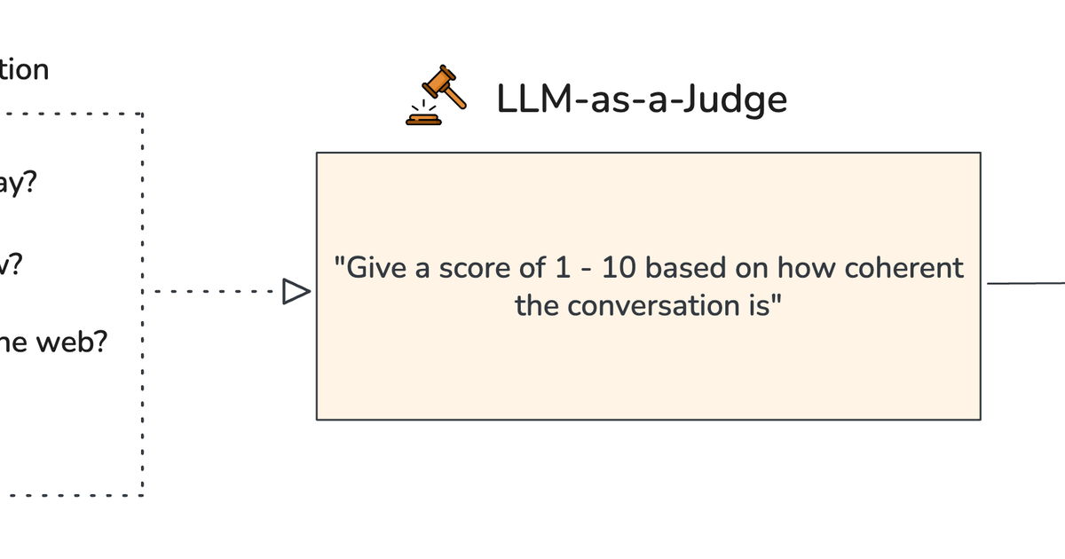 LLM-as-a-Judge giải thích: pattern đánh giá AI Agent bằng chính LLM với rubric correctness, relevance và helpfulness