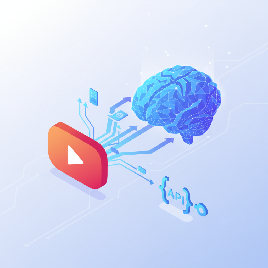 Hình minh họa cho phần bước 1: dạy claude code lấy dữ liệu từ youtube api